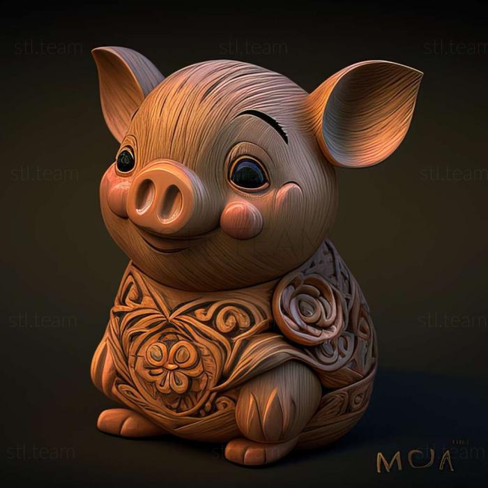 Piglet Pua from Moana